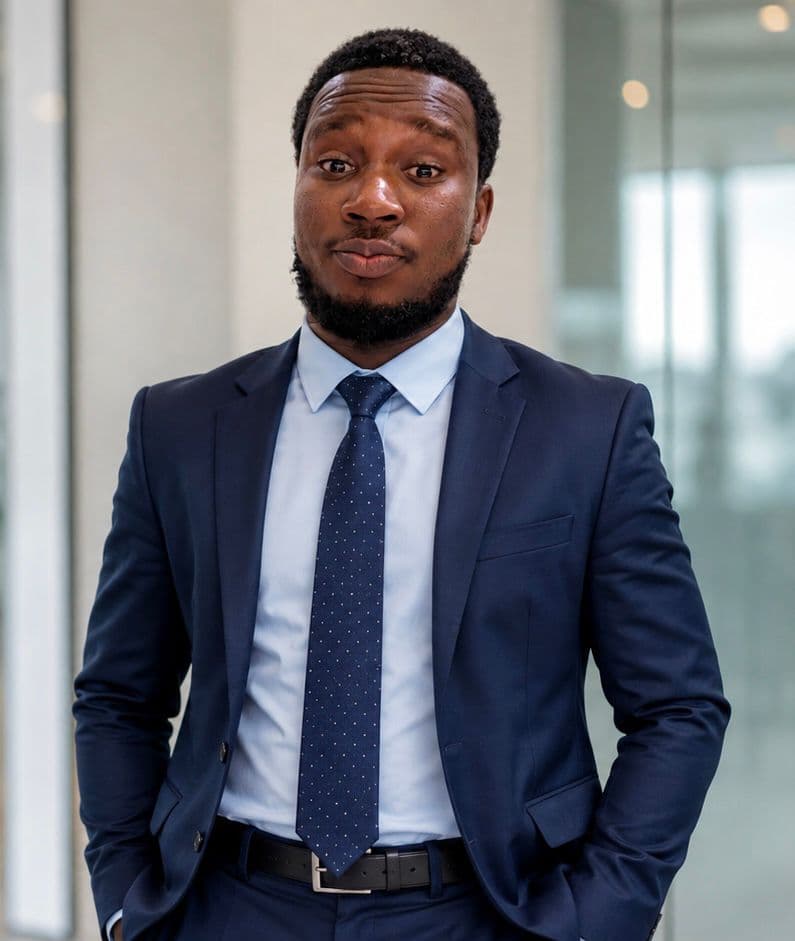 Portrait of Sallieu Jalloh, Chief IT Specialist at Green FAJ Solution Limited