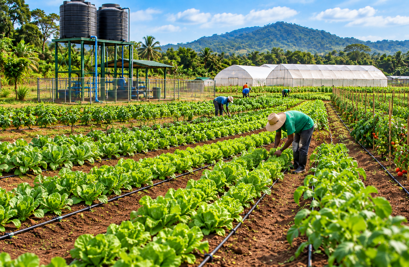 25-Hectare Commercial Vegetable Farm